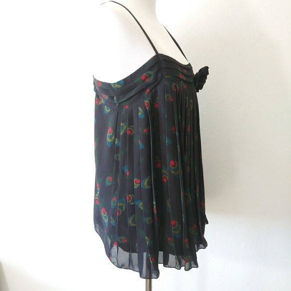 F21 peacick print cami. Sz. M - Picture 3 of 6